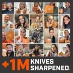 The Original Tumbler Rolling Knife Sharpener™ - Knife Sharpening Made Easy - Rolling Knife Sharpener Tool for Kitchen Knives - Knife Sharpener Kit Offers 15 & 20 Degree Sharpening (Wood) - Image 5