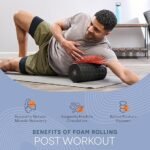 LifePro 4 Speed Vibrating Foam Roller for Physical Therapy & Exercise - High-Intensity Vibrating Roller for Muscle Recovery & Pliability Training - Back Roller for Deep & Gentle Trigger Point Therapy - Image 2
