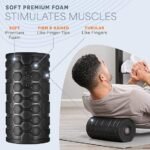 LifePro 4 Speed Vibrating Foam Roller for Physical Therapy & Exercise - High-Intensity Vibrating Roller for Muscle Recovery & Pliability Training - Back Roller for Deep & Gentle Trigger Point Therapy - Image 3