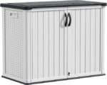 Devoko Outdoor Storage Cabinet 26 Cu Ft with Lockable Doors, Horizontal Storage Shed Waterproof Patio Tools Storage Box for Sofa Cushions, Gardening Tools and Accessories (White) – Bild 5
