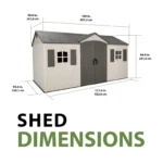 Lifetime Legacy 15 ft x 8 ft Outdoor Storage Sheds – 60465 – Bild 2