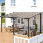 Aecojoy Aluminum Pergola with Canopys – Bild 2