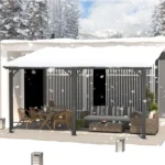 Aecojoy Aluminum Pergola with Canopys – Bild 3