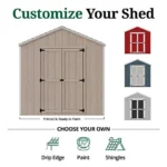 Little Cottage Co. Pre-Cut 12×12 Value Gable Shed Kits – Bild 3