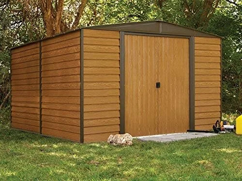 l1-20.webp Arrow WR1012 Woodridge EG Steel Storage Shed, 10 by 12-Feets – Bild 1