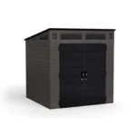 Suncast Modernist 7 ft. x 7 ft. Resin Vertical Pent Storage Shed with Floor Kits – Bild 4