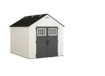 Suncast Tremont 8 ft. x 10 ft. Storage Shed with Floors – Ice Cube|BMS8125 – Bild 4
