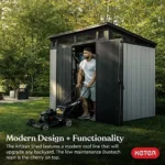 Keter Outdoor Storage Sheds, for House, Patio & Yard, Plastic Resin, Artisan, 7×7 Ft, Gray – Bild 2