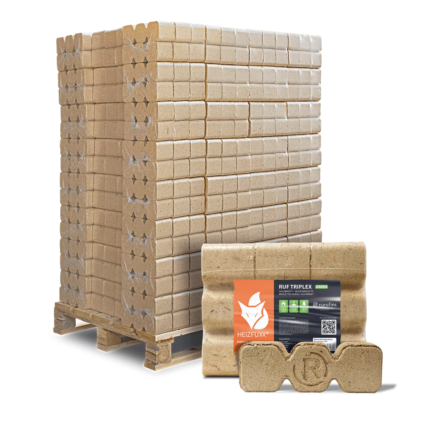 1-6.webp RUF Triplex Green wood briquettes 96 x 10 kg – Bild 1