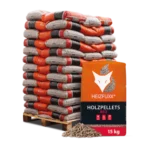 Red wood pellets 65 x 15 kg