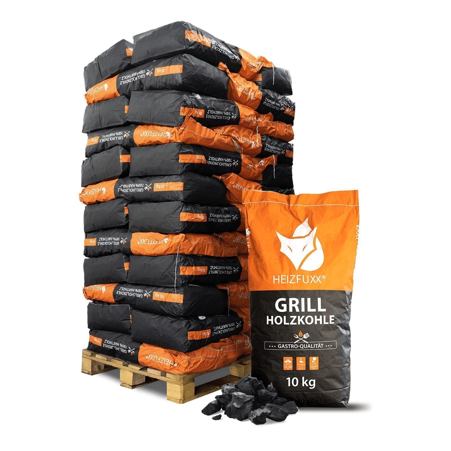 z.jpeg Charcoal 360 kg, (pallet, 36 pieces) – Bild 1